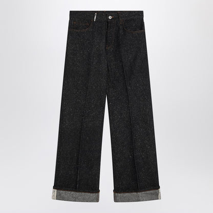 Indigo Jeans With Turn-ups