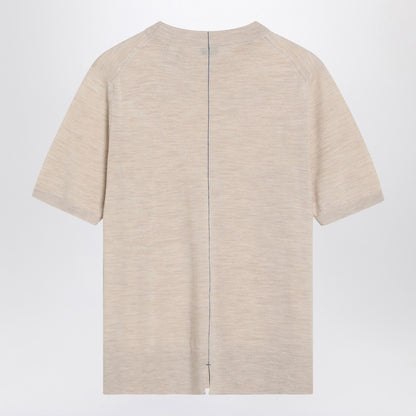 Beige Wool Sweater