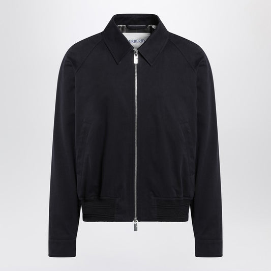 Harrington Jacket Navy Blue In Cotton