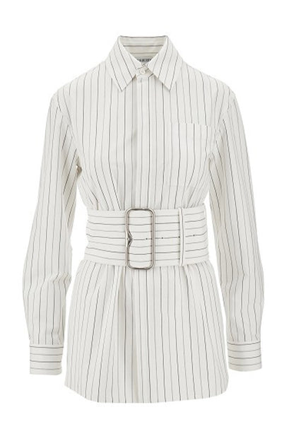 REGULAR FIT STRIPED COTTON SHIRT