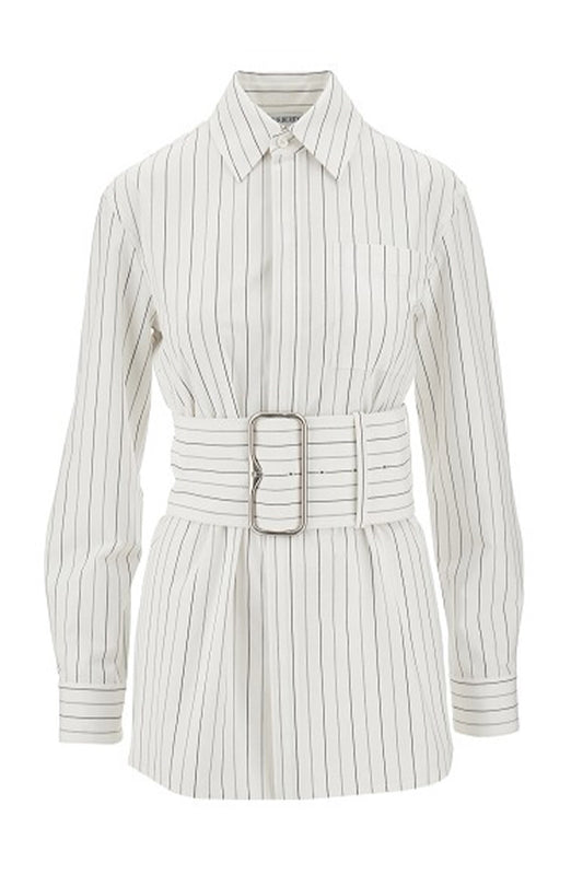 REGULAR FIT STRIPED COTTON SHIRT