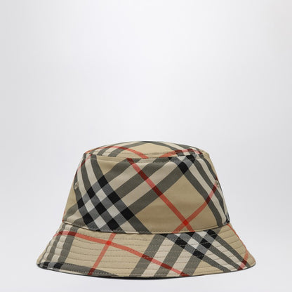 Fishermans Hat With Check Pattern