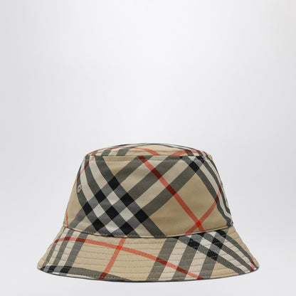 Fishermans Hat With Check Pattern