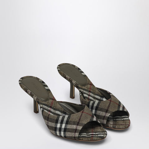 Shop Mews Mule With Check Pattern ❘ Netdressed