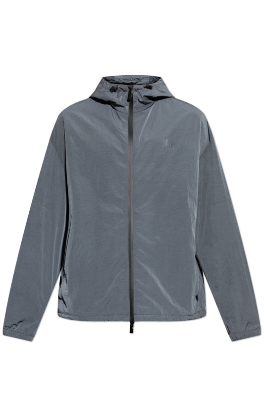 EKD LOGO NYLON HOODED ZIP-UP JACKET