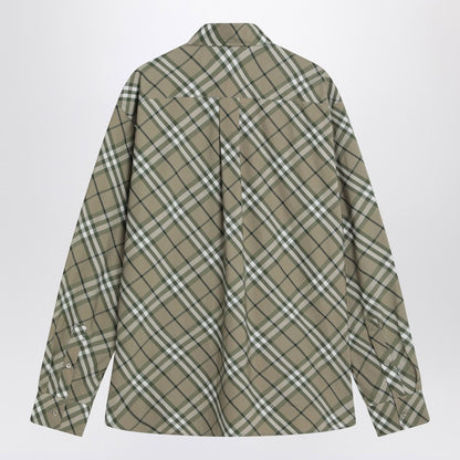 Saxon Green Check-patterned Shirt