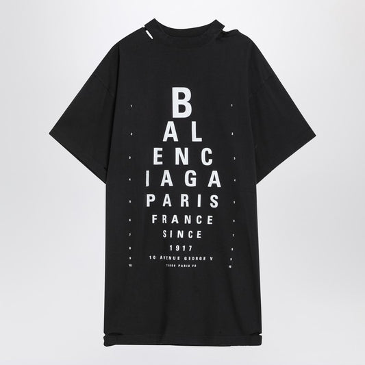 Optical Black Oversized T-shirt