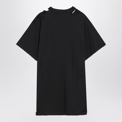 Optical Black Oversized T-shirt