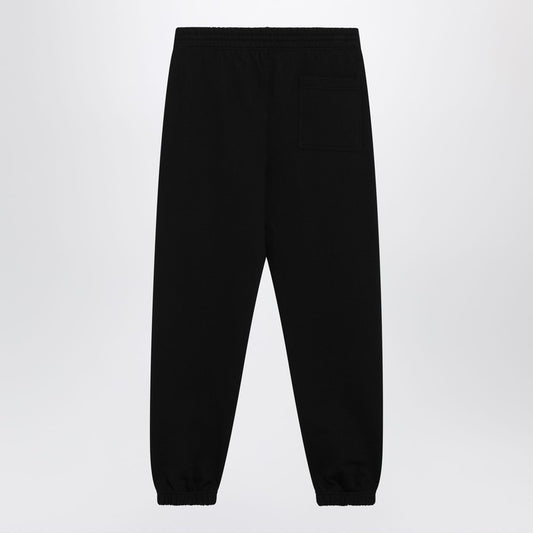 Black jogging trousers with logo