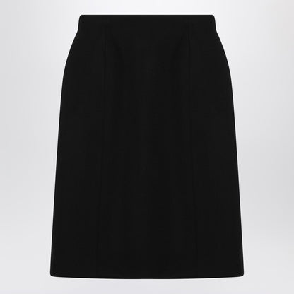 Black Hourglass Midi Skirt