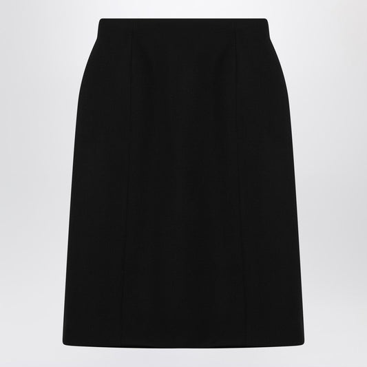 Black Hourglass Midi Skirt