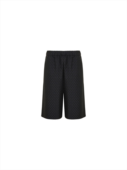 JACQUARD BERMUDA SHORTS