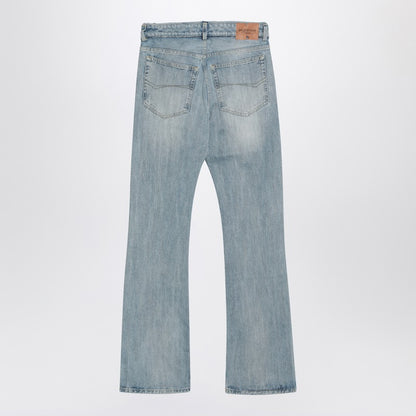 Low-waisted Blue Jeans