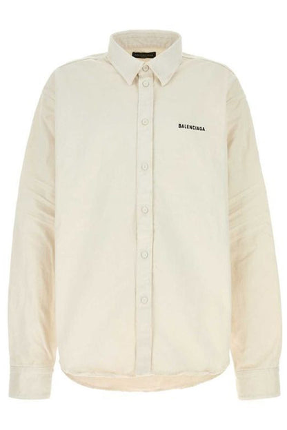 LOGO DETAIL COTTON SHIRT