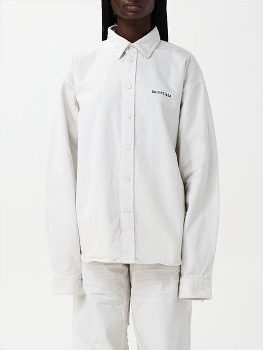 LOGO DETAIL COTTON SHIRT