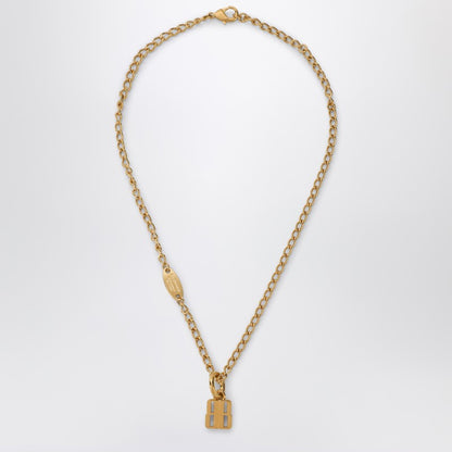 Nano Necklace In Gold Brass