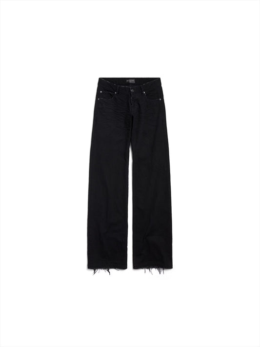 FITTED LOW-WAIST PANTS