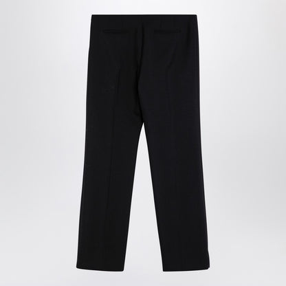 Black Wool Trousers