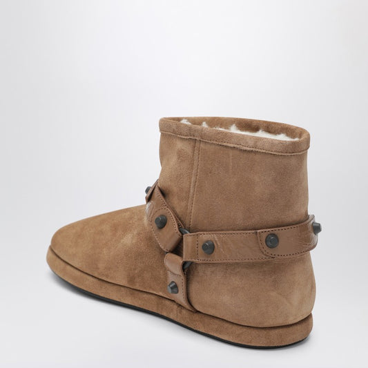 Alaska Soft camel ankle boots