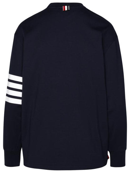 DIAGONAL ARMBAND COTTON LONG SLEEVE T-SHIRT
