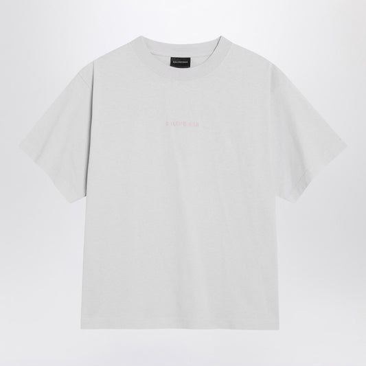 White Balenciaga Back Medium Fit T-shirt