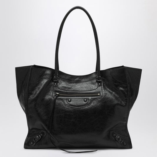 Medium Le City black tote bag