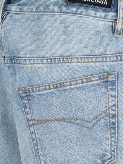 بنطال جينز فضفاض