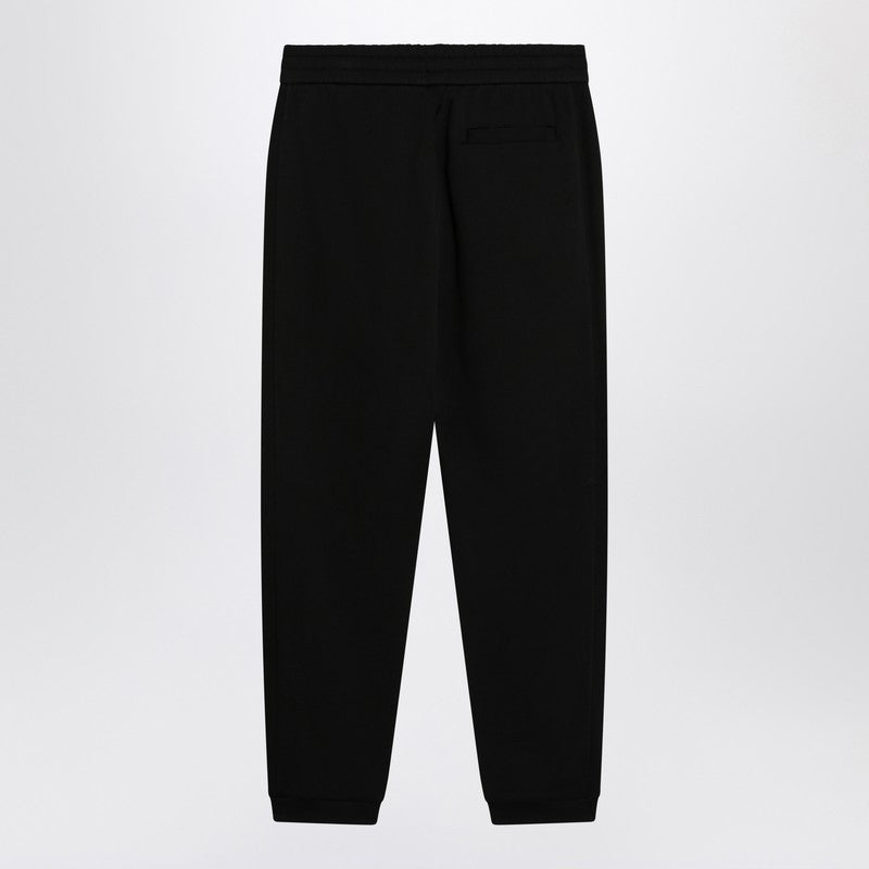 Black cotton jogging pants