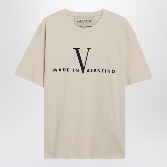 Butter-colored “Made In Valentino” T-shirt