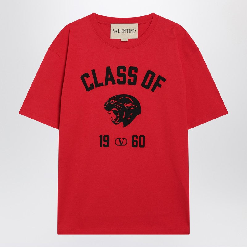 Red T-shirt with Panther print