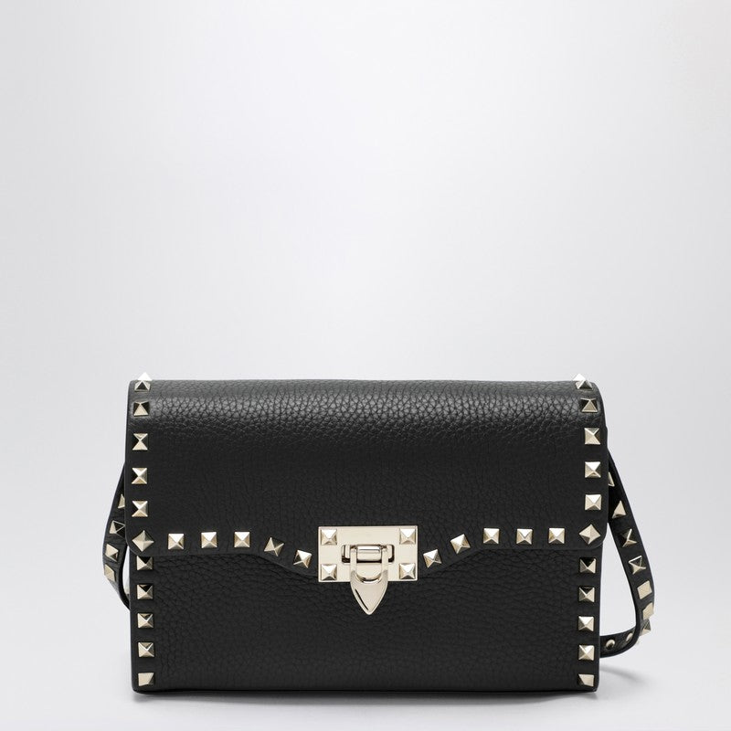 Small black Rockstud crossbody bag
