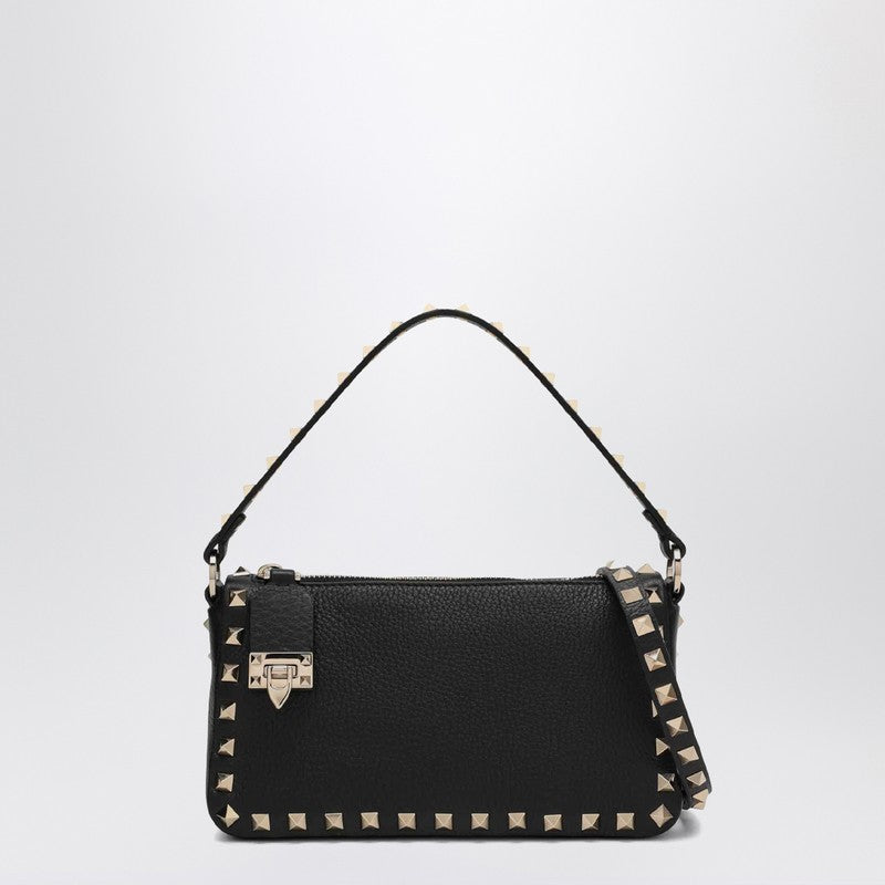Black small Rockstud shoulder bag