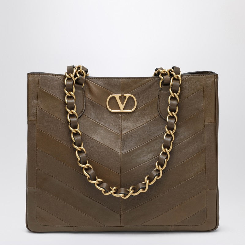 Laseine shopping bag in tundra green