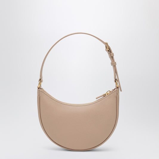 Pink leather Vlogo Signature mini hobo bag