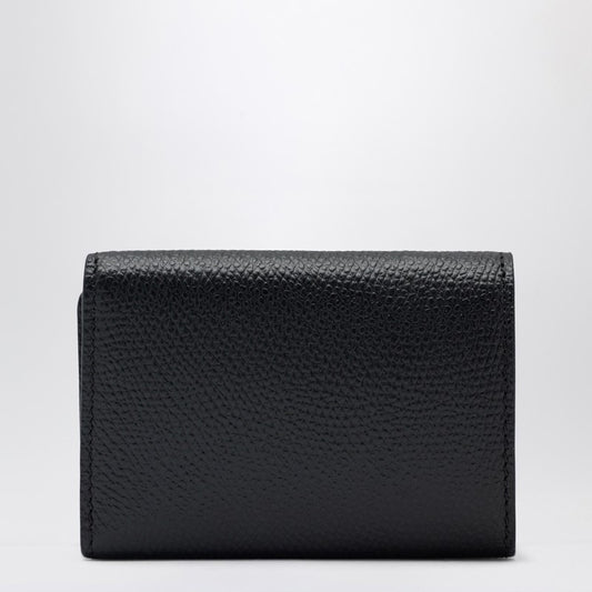 Vlogo trifold wallet black