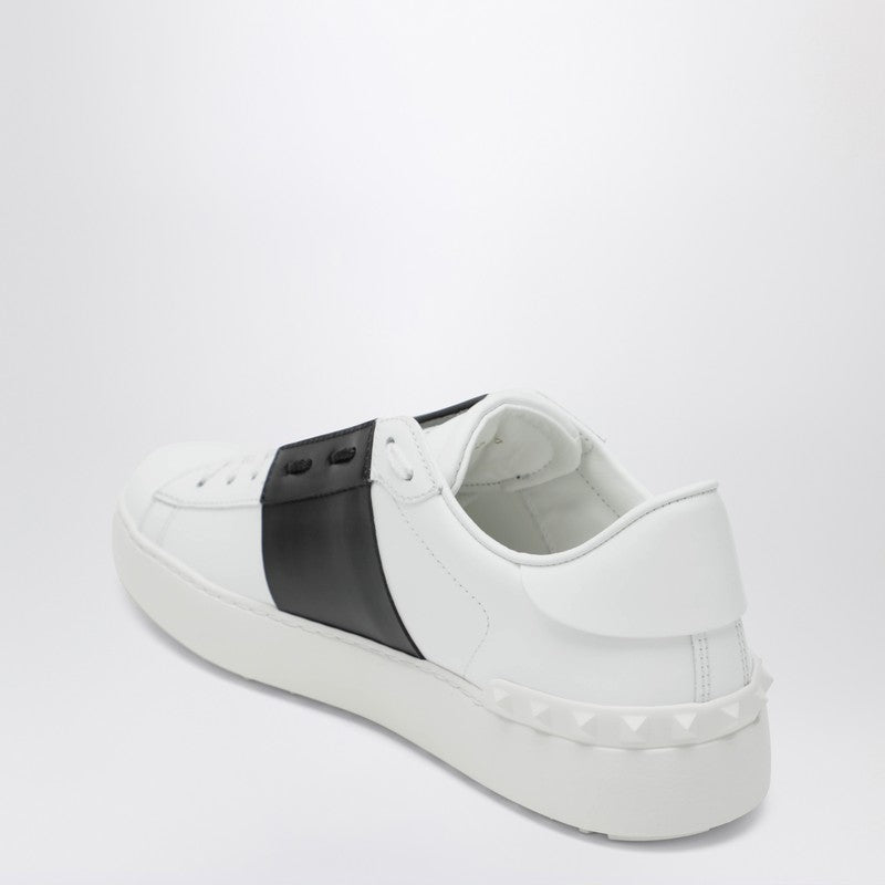White and black Open sneakers