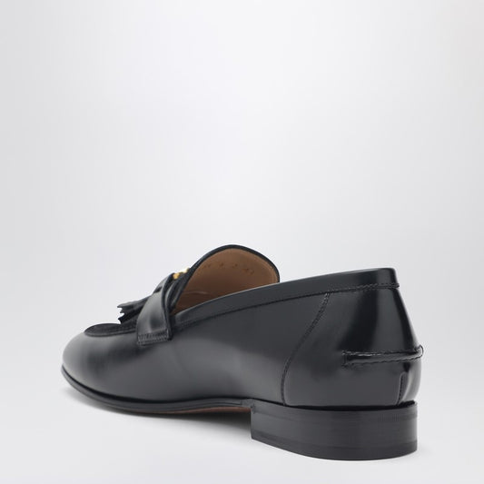 Vaniteux loafer in calfskin and split leather