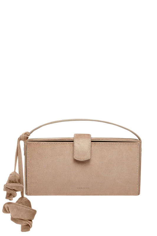 APOLONIA BAG IN SUEDE WITH FLOWER CHARM