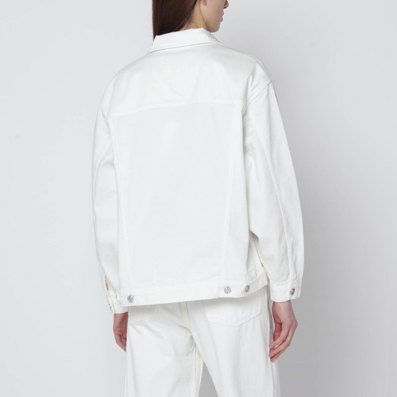 Ecru organic denim jacket