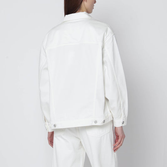 Ecru organic denim jacket