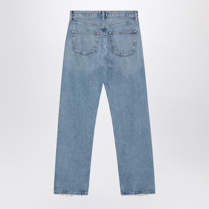 Light Blue Jeans In Regenerated Denim