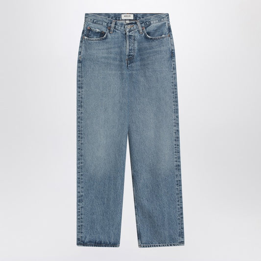 V-Waist Baggy Jeans Fairway Coloured