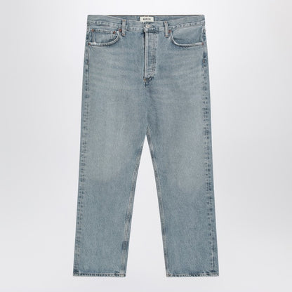 Light Blue Jeans In Regenerated Denim