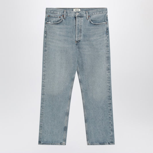 Light Blue Jeans In Regenerated Denim
