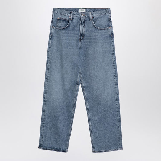 Light Blue Baggy Jeans In Organic Denim