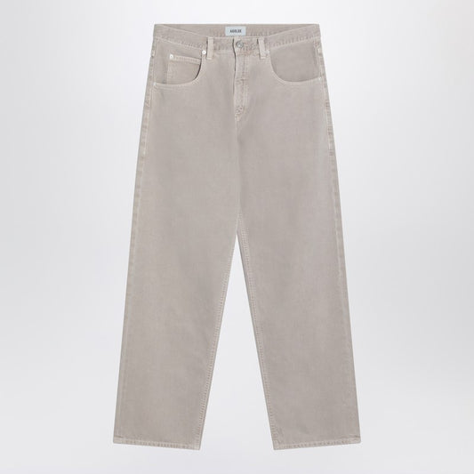 Beige Jeans In Regenerated Denim