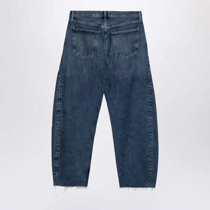 Blue Balloon Jeans In Organic Denim