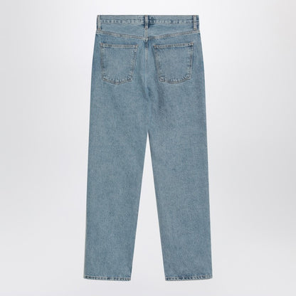 Light Blue Jeans In Regenerated Denim