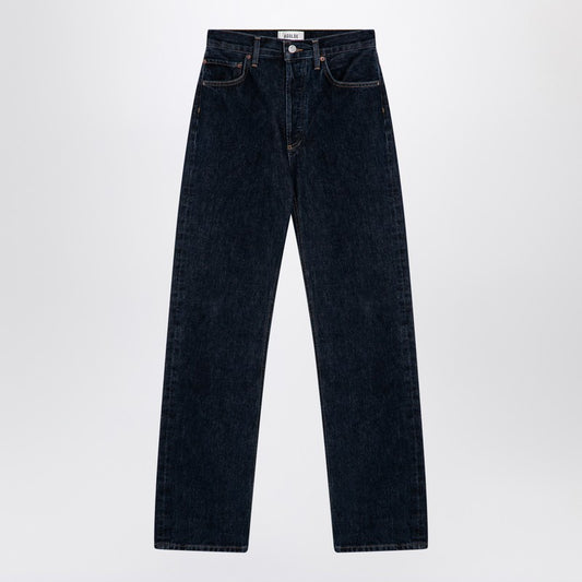 Dark Blue Jeans In Organic Denim