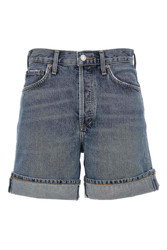 Dame Turn-Up Hem Denim Shorts